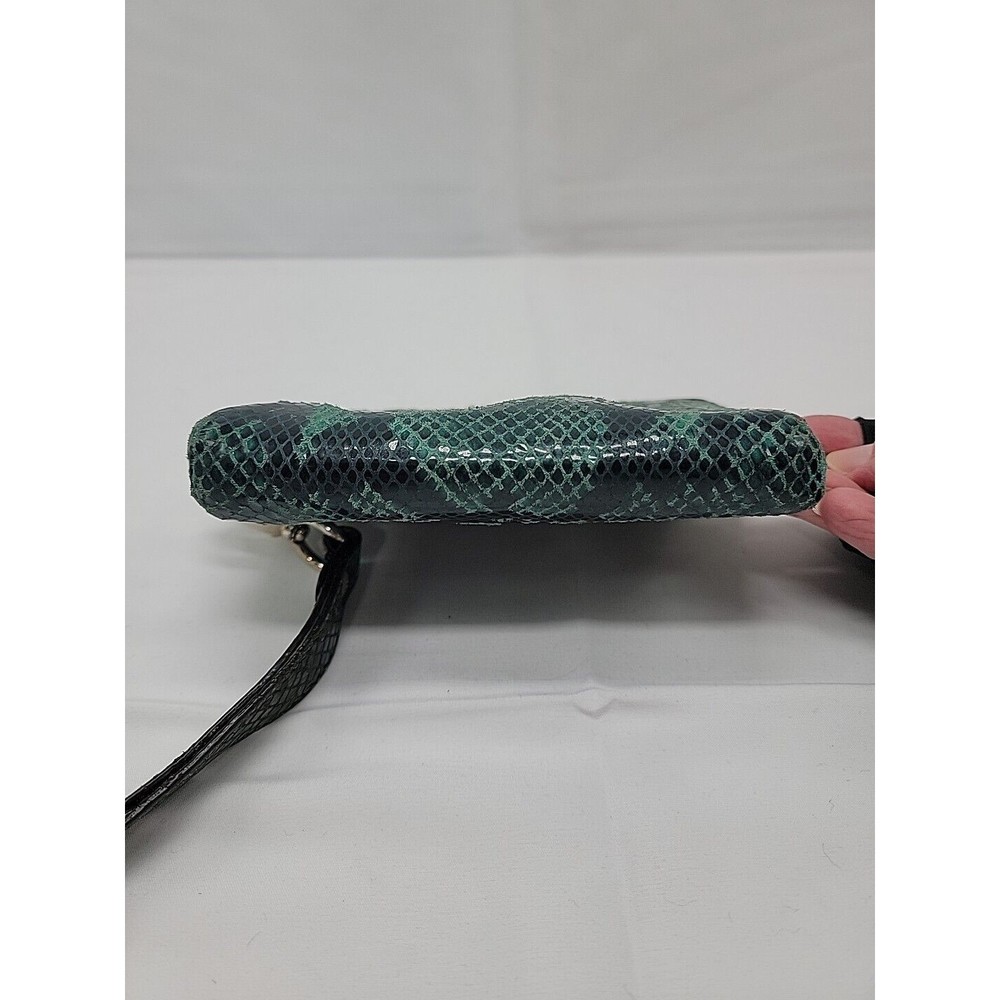 Kate Spade Pouch Wristlet Embossed Python Pattern… - image 6